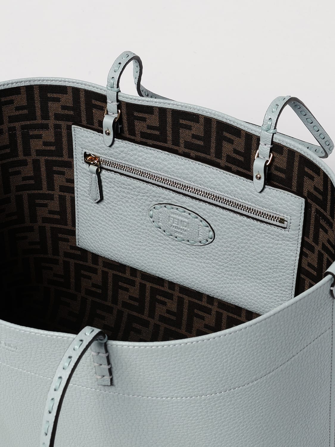 FENDI SHOULDER BAG: Shoulder bag woman Fendi, Blue 1 - Img 5