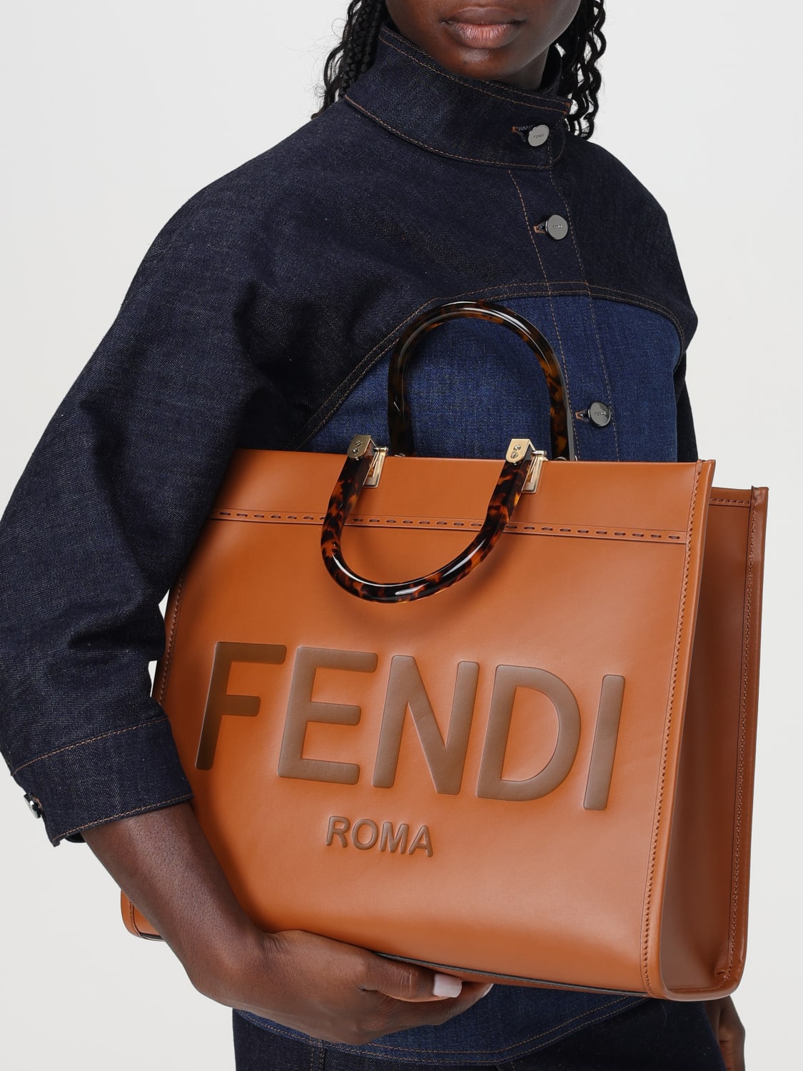 FENDI HANDBAG: Shoulder bag woman Fendi, Leather - Img 2