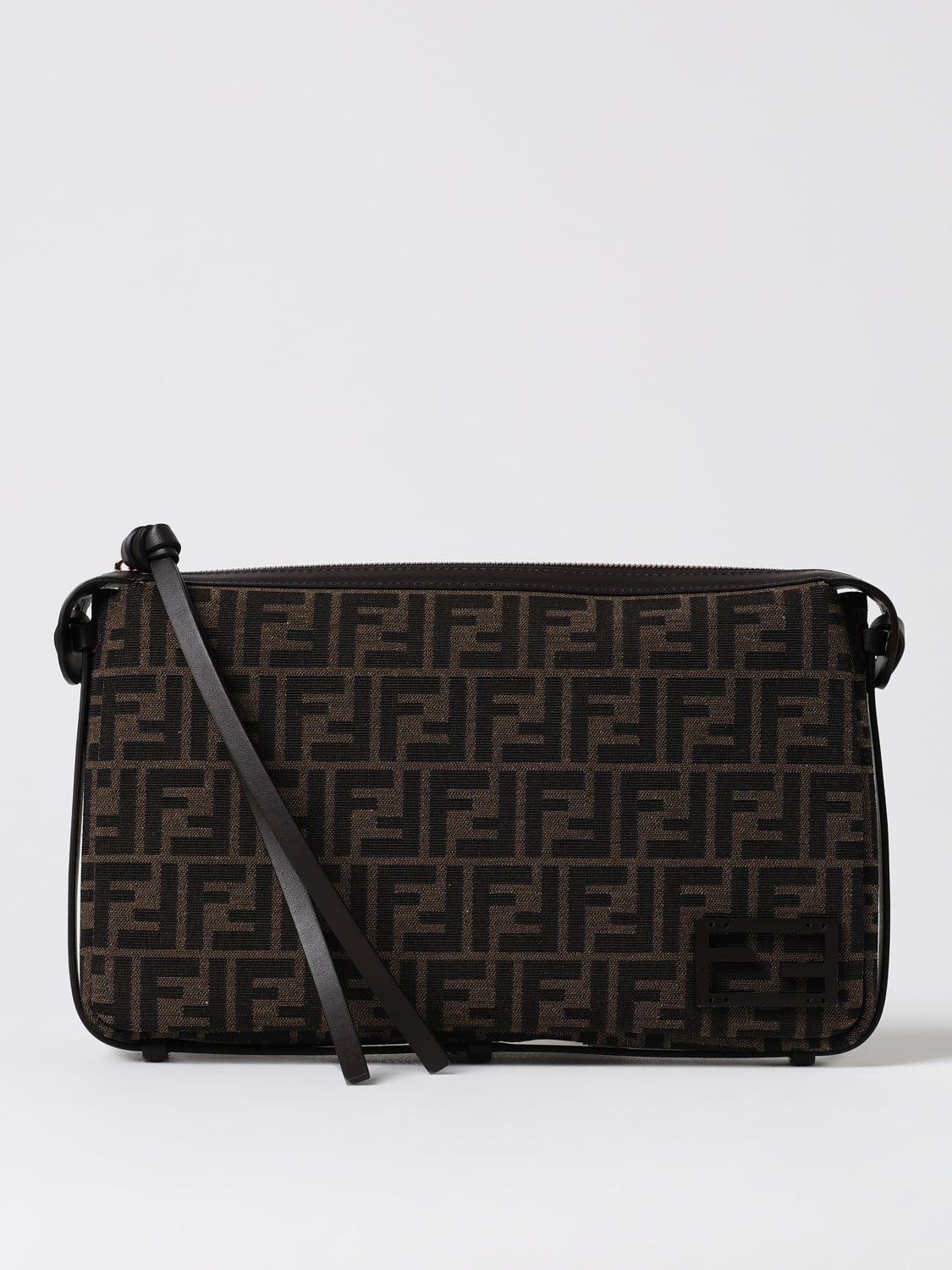 Giglio Borsa Simply Fendi in tessuto con monogram FF jacquard