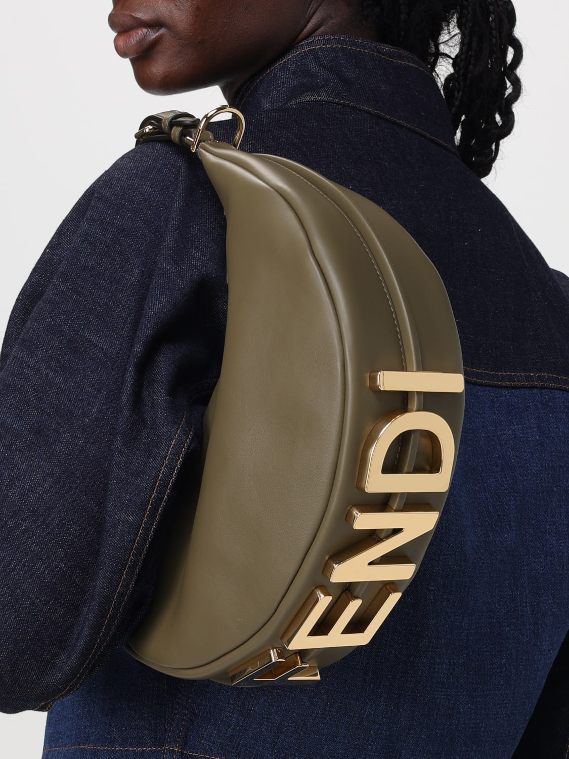 FENDI SHOULDER BAG: Shoulder bag woman Fendi, Green - Img 2