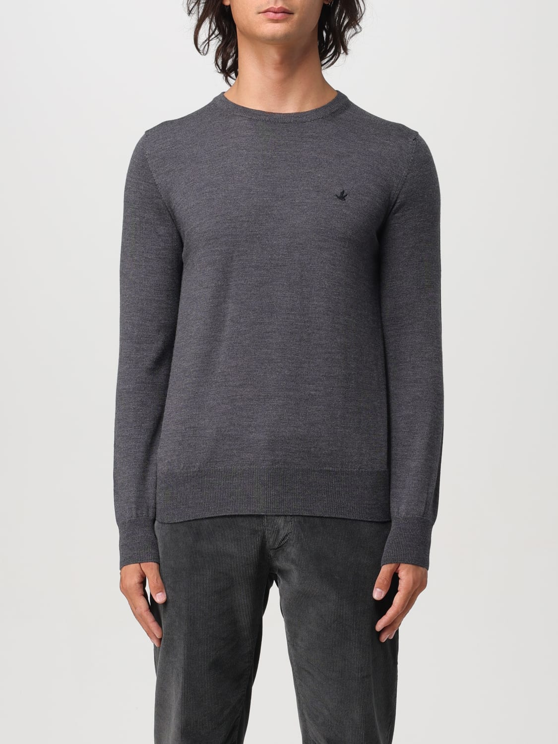 BROOKSFIELD SWEATER: Sweater men Brooksfield, Charcoal - Img 1