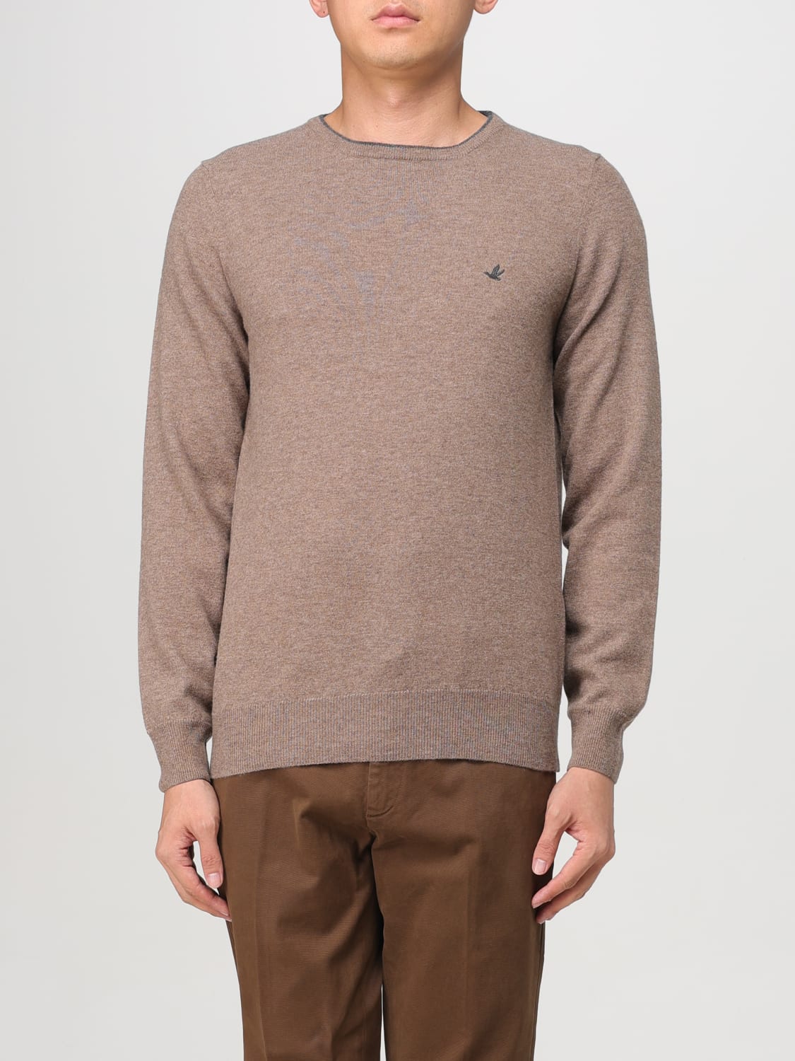 BROOKSFIELD SWEATER: Sweater men Brooksfield, Camel - Img 1