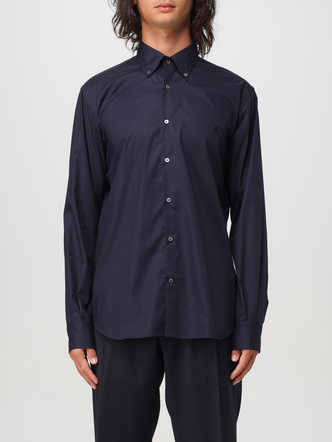 BROOKSFIELD CAMICIA: Camicia in popeline di cotone Brooksfield, Blue - Img 1