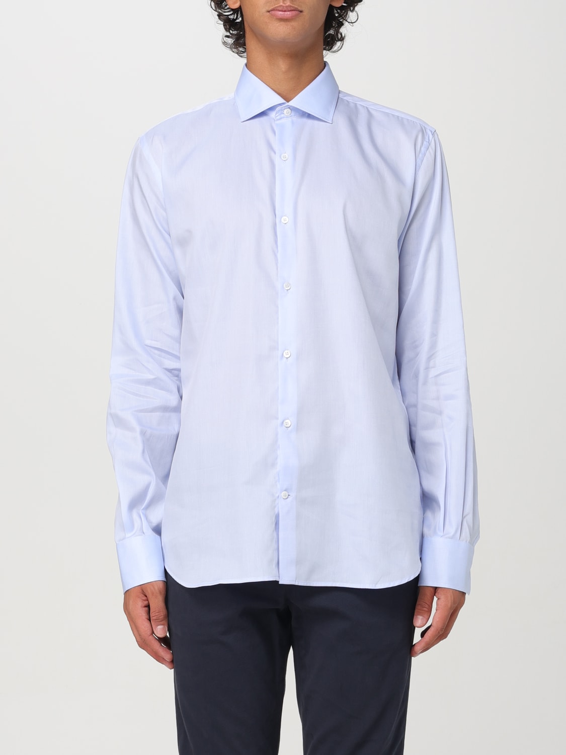 BROOKSFIELD CHEMISE: Chemise homme Brooksfield, Bleu Ciel - Img 1