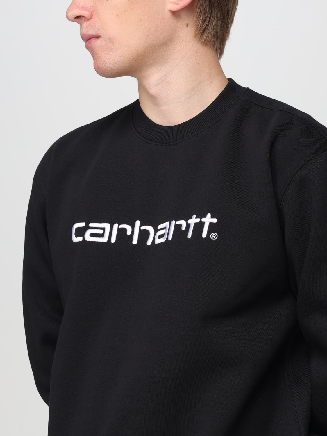 CARHARTT WIP スウェットシャツ: スウェットシャツ メンズ Carhartt Wip, ブラック - Img 3