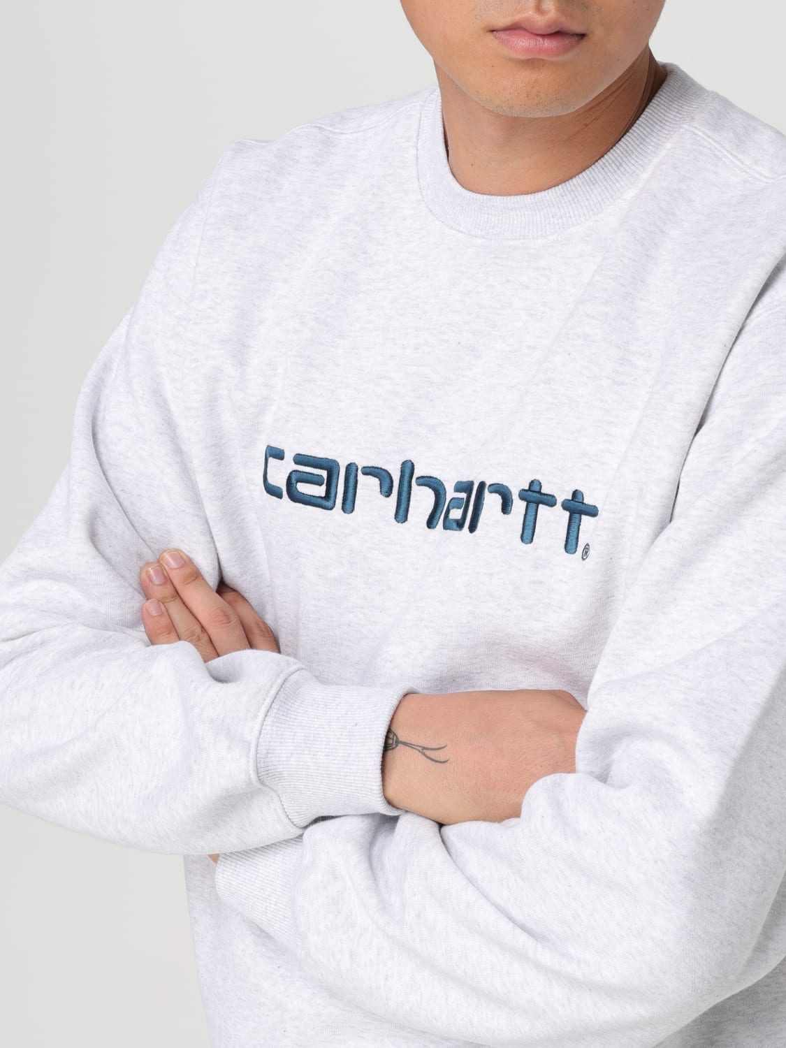 CARHARTT WIP SUDADERA: Sudadera hombre Carhartt Wip, Gris - Img 3