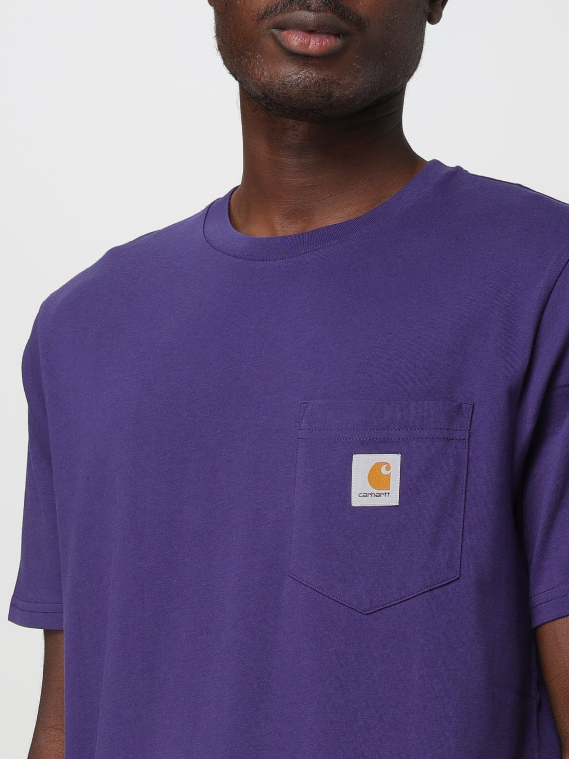 CARHARTT WIP T-SHIRT: T-shirt men Carhartt Wip, Violet - Img 4