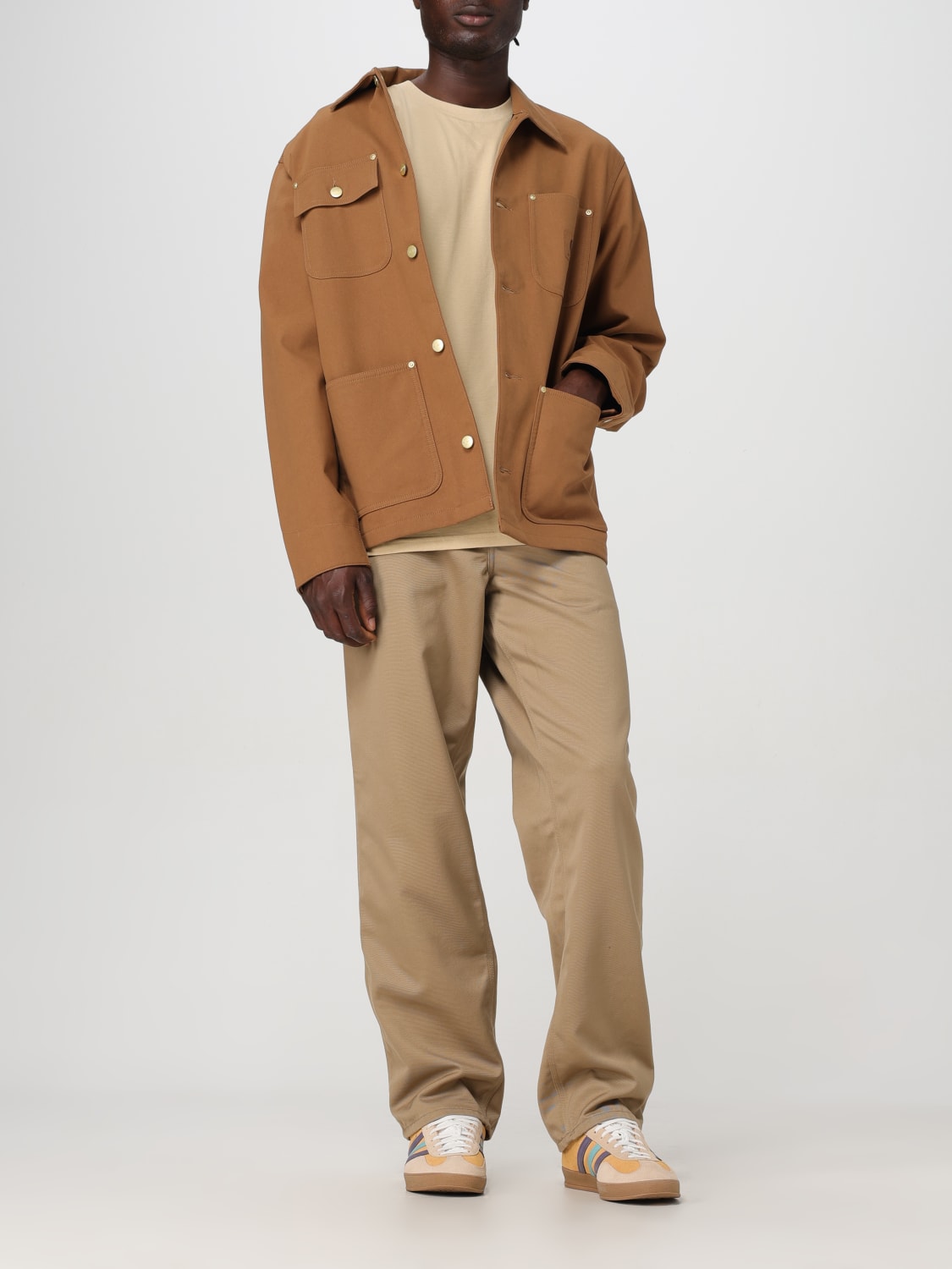 CARHARTT WIP T恤: T恤 男士 Carhartt Wip, 奶油黄 - Img 2