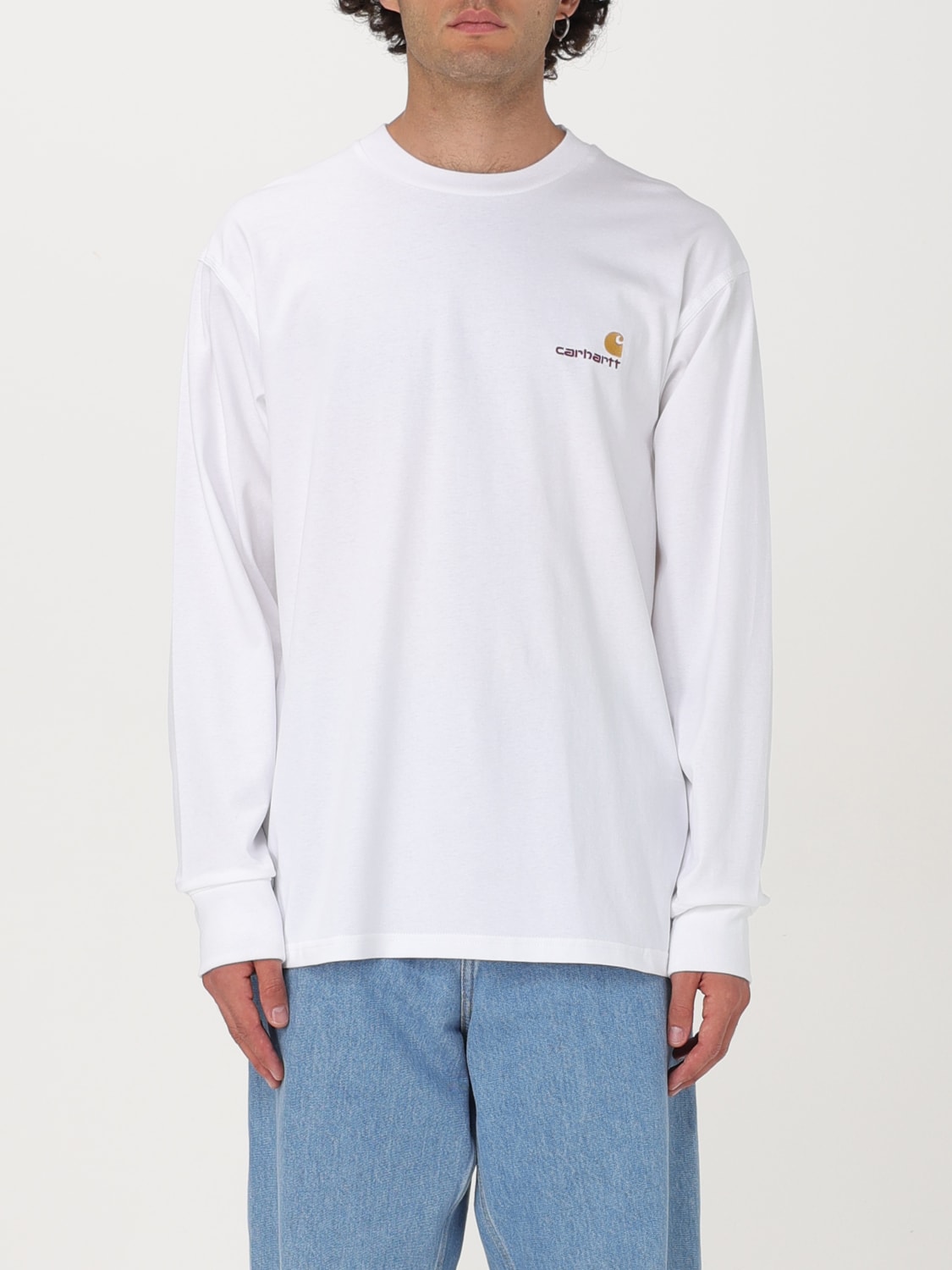 Giglio T-shirt Carhartt Wip in cotone organico con logo ricamato