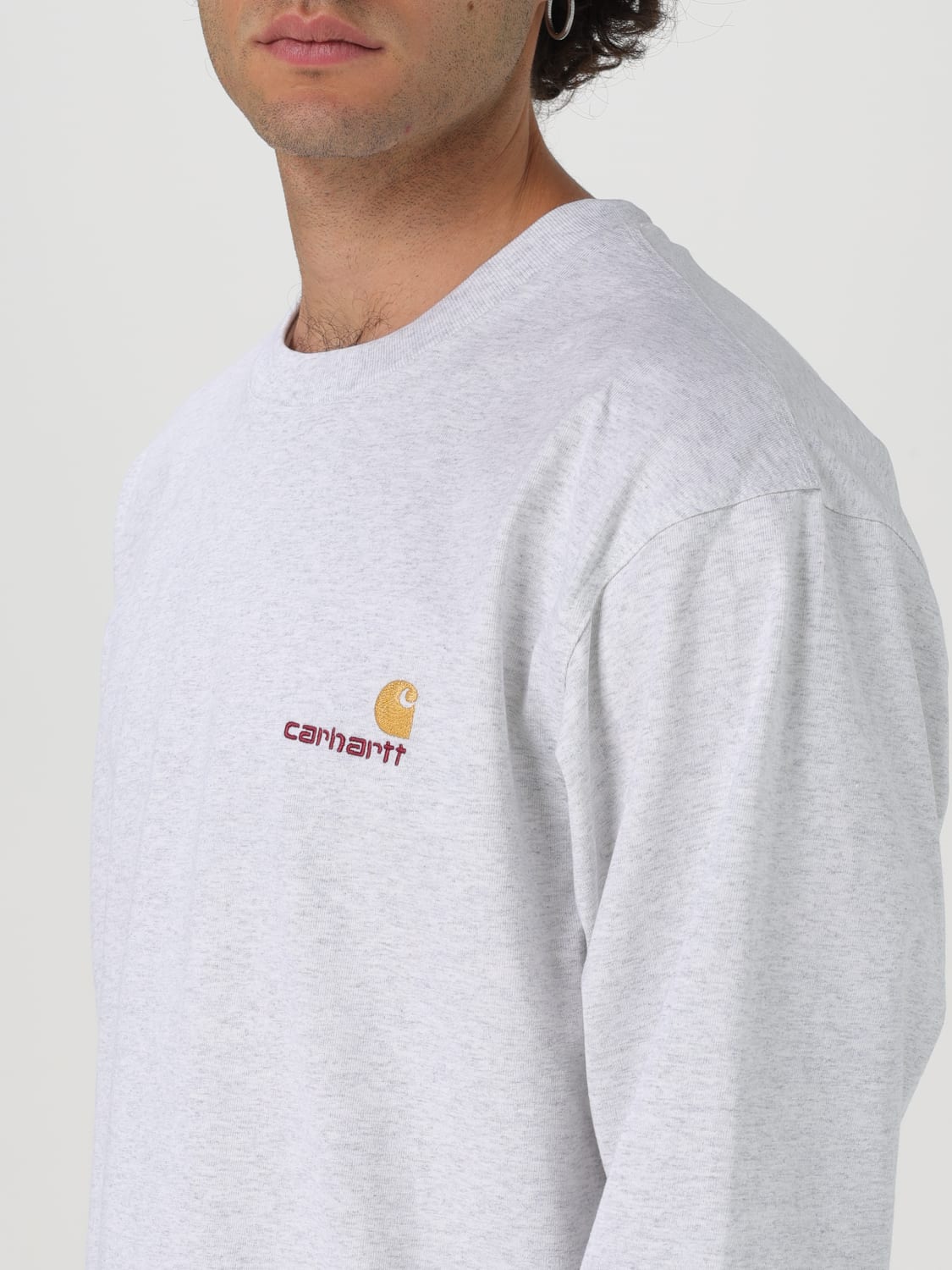 CARHARTT WIP T-SHIRT: T-shirt men Carhartt Wip, Grey - Img 3