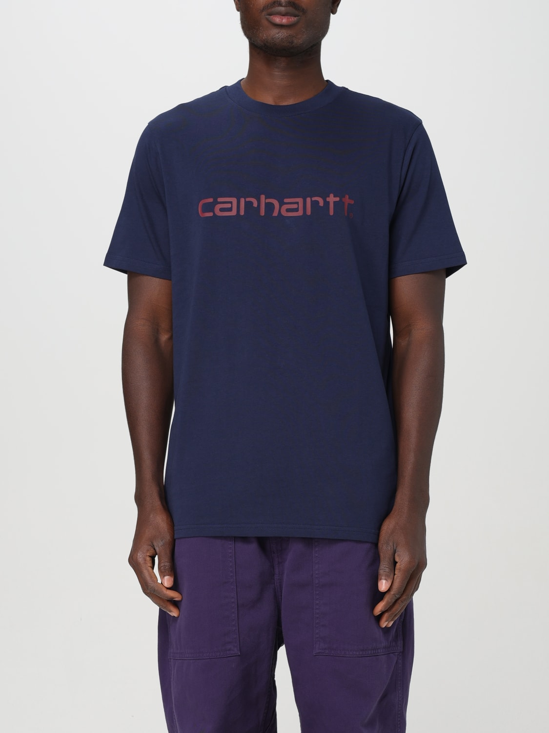 CARHARTT WIP T-SHIRT: T-shirt men Carhartt Wip, Navy - Img 1