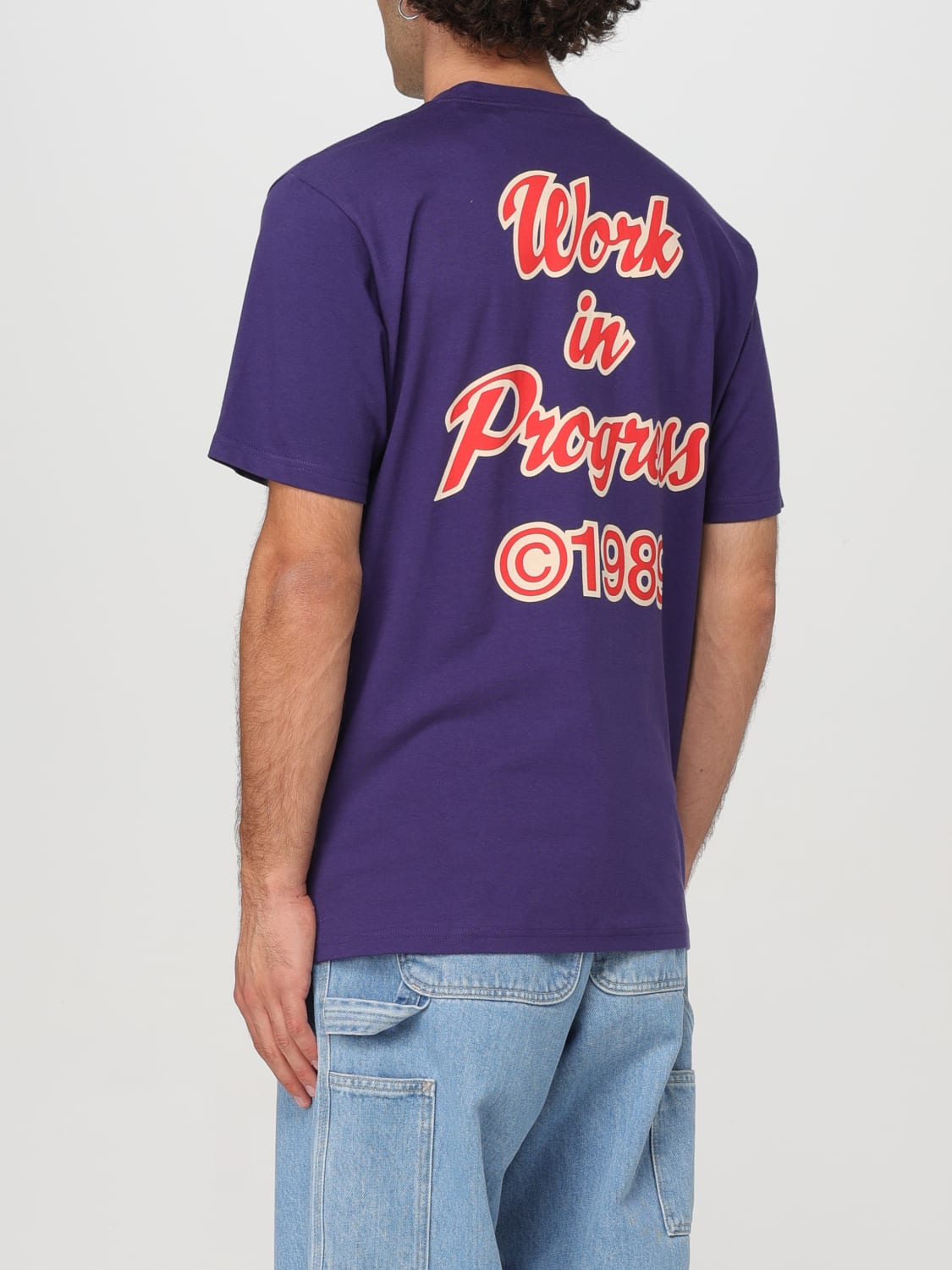 CARHARTT WIP T-SHIRT: T-shirt men Carhartt Wip, Violet - Img 2