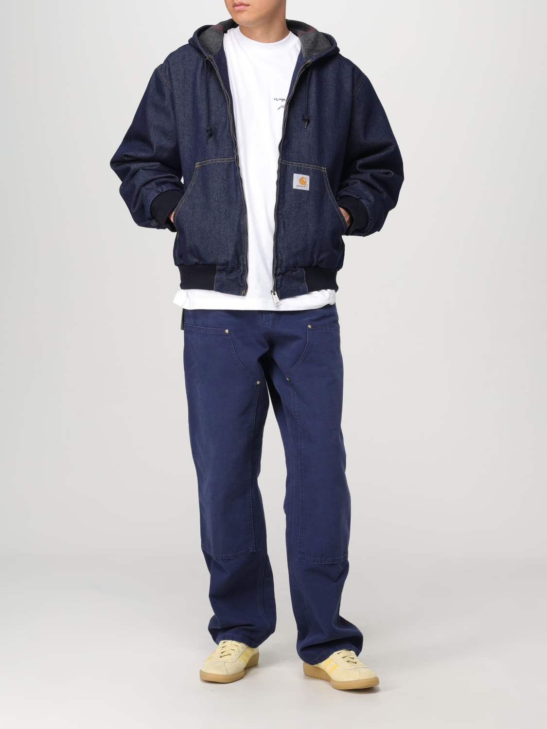 CARHARTT WIP PANTS: Pants men Carhartt Wip, Blue - Img 2