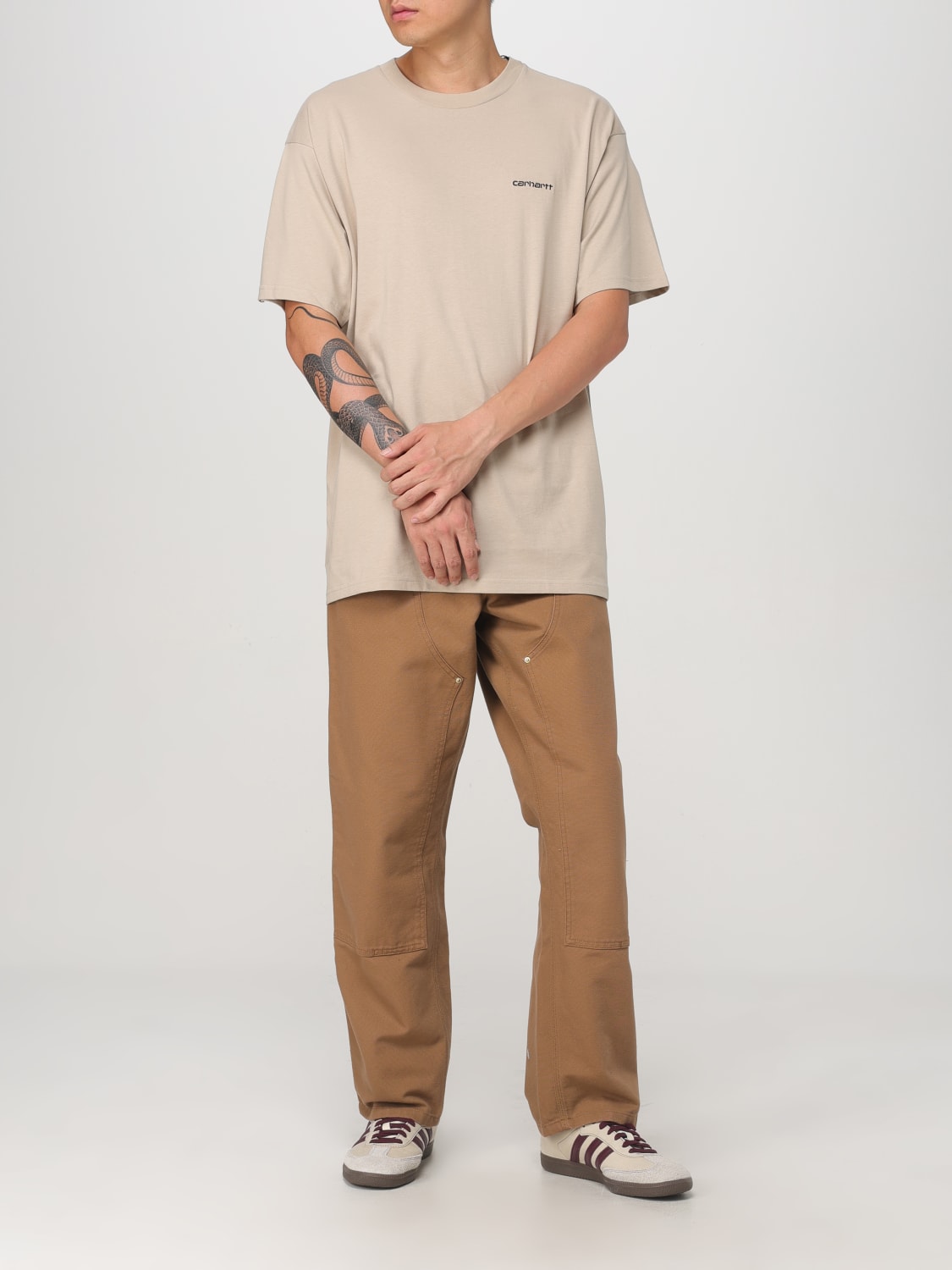 CARHARTT WIP PANTS: Pants men Carhartt Wip, Brown - Img 2