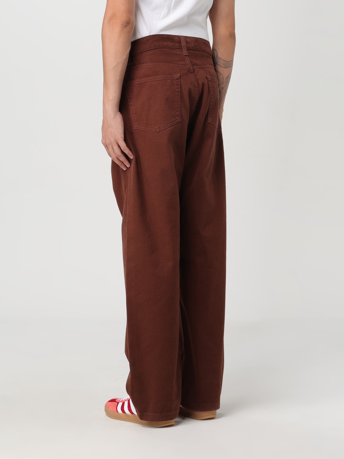 CARHARTT WIP PANTS: Pants men Carhartt Wip, Brown - Img 3