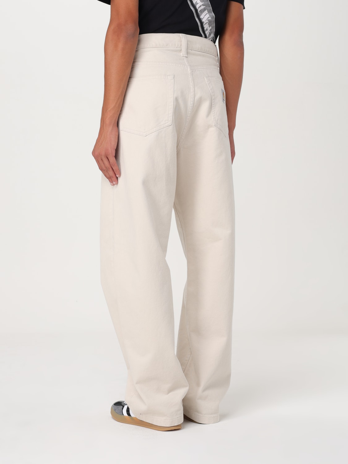 CARHARTT WIP PANTS: Pants men Carhartt Wip, Yellow Cream - Img 3