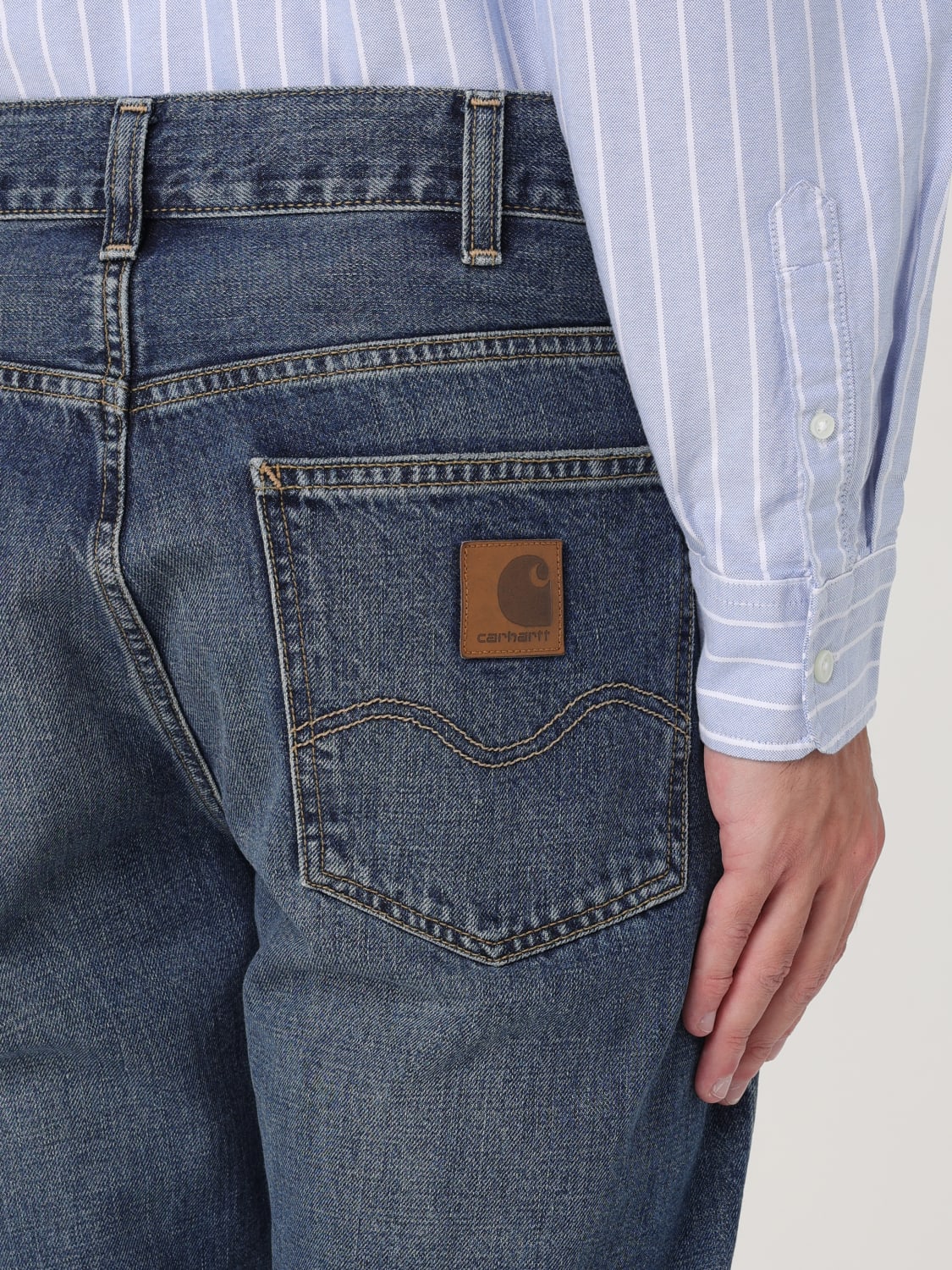 CARHARTT WIP JEANS: Jeans men Carhartt Wip, Denim - Img 4