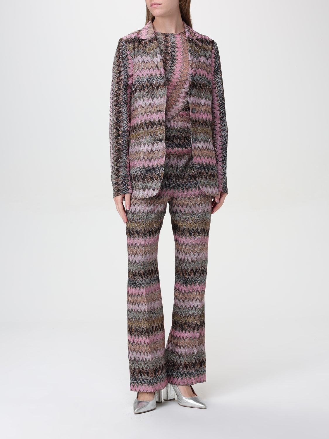 MISSONI 西服外套: 西服外套 女士 Missoni, 印花/多色 - Img 2