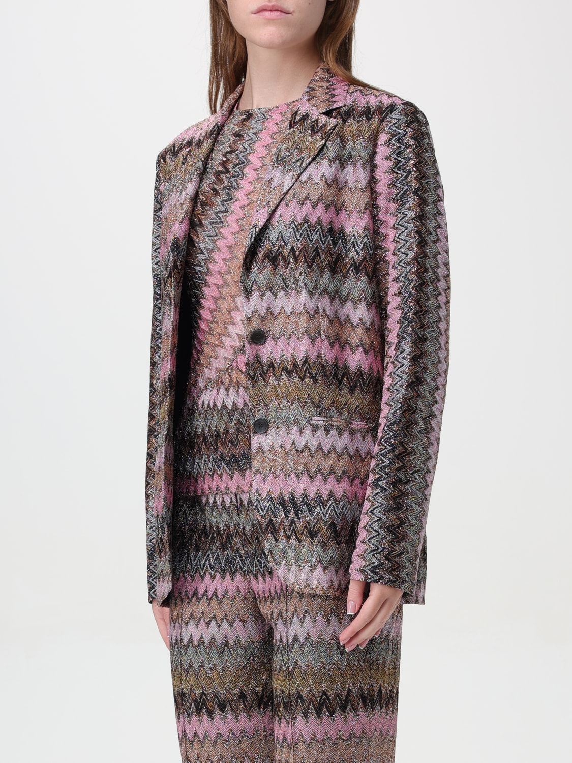 MISSONI 西服外套: 西服外套 女士 Missoni, 印花/多色 - Img 4