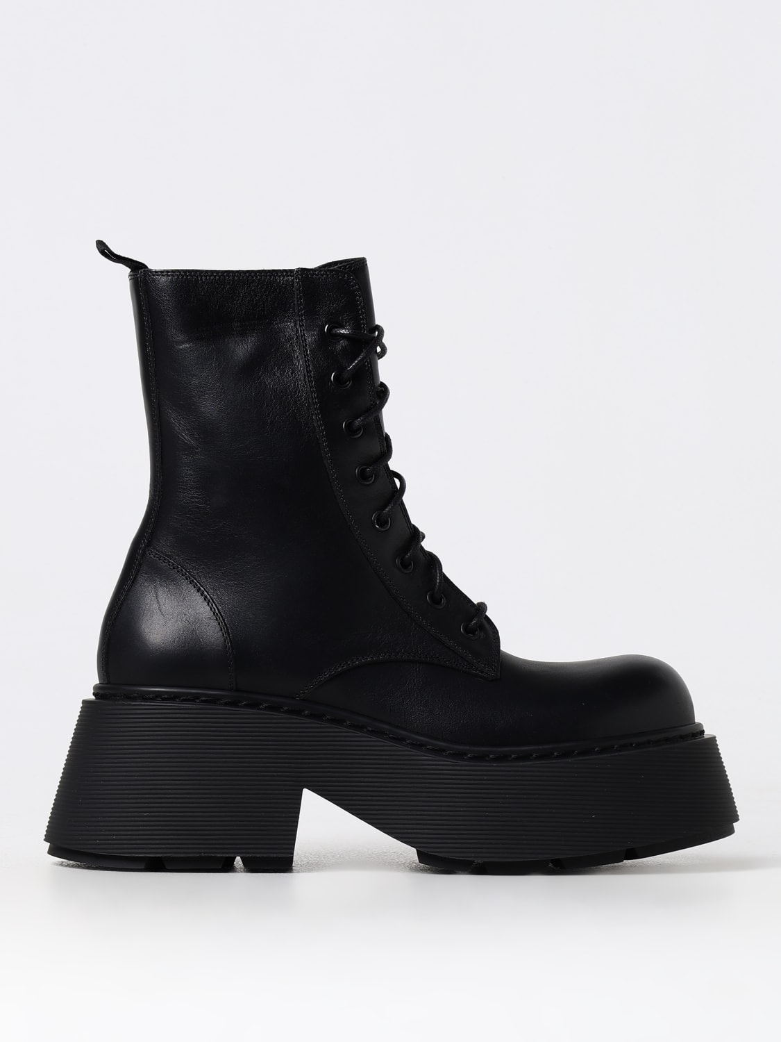 VIC MATIÉ FLAT ANKLE BOOTS: Flat ankle boots woman Vic MatiÉ, Black - Img 1