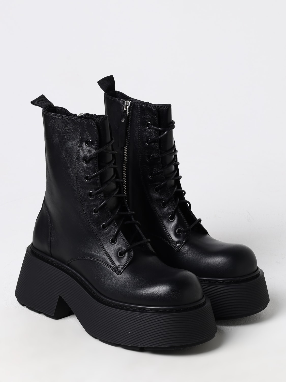 VIC MATIÉ FLAT ANKLE BOOTS: Flat ankle boots woman Vic MatiÉ, Black - Img 2