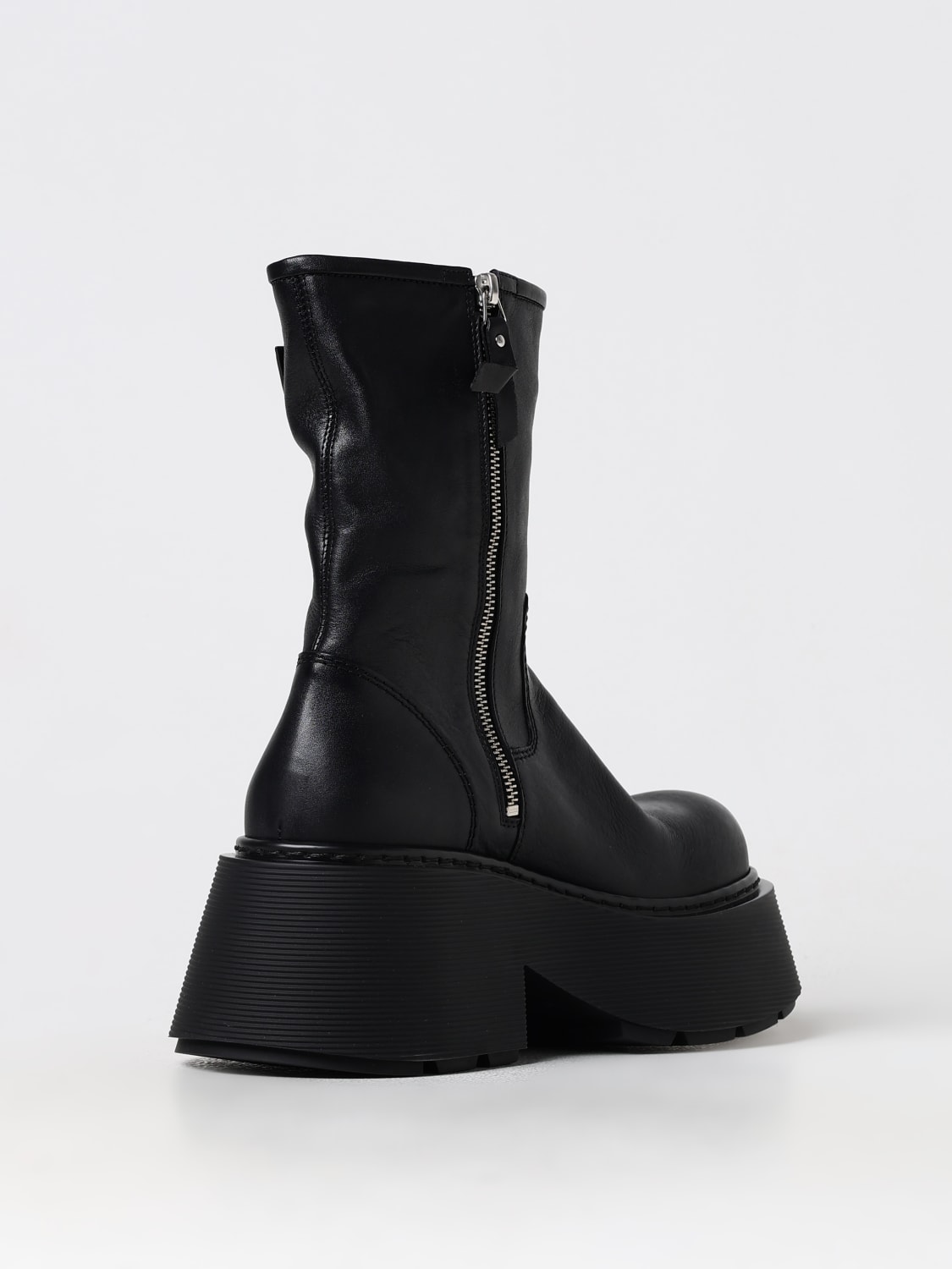 VIC MATIÉ FLAT ANKLE BOOTS: Flat ankle boots woman Vic MatiÉ, Black - Img 3