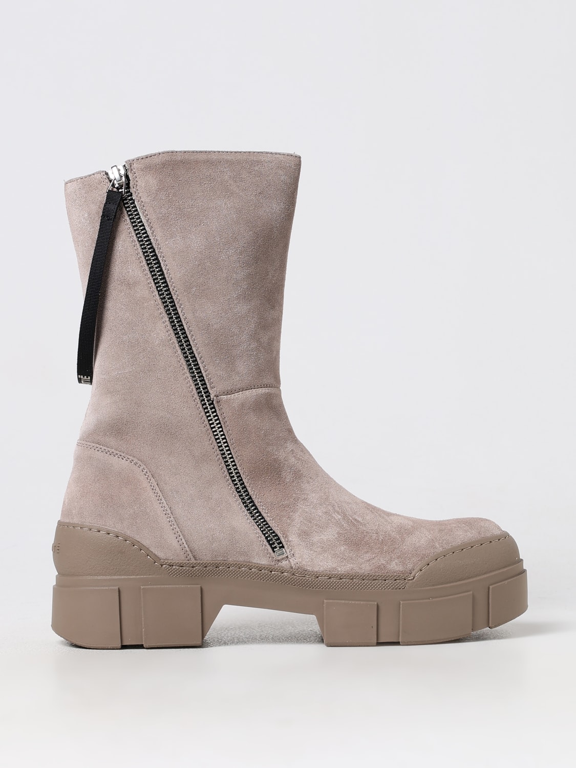 VIC MATIÉ FLAT ANKLE BOOTS: Flat ankle boots woman Vic MatiÉ, Beige - Img 1