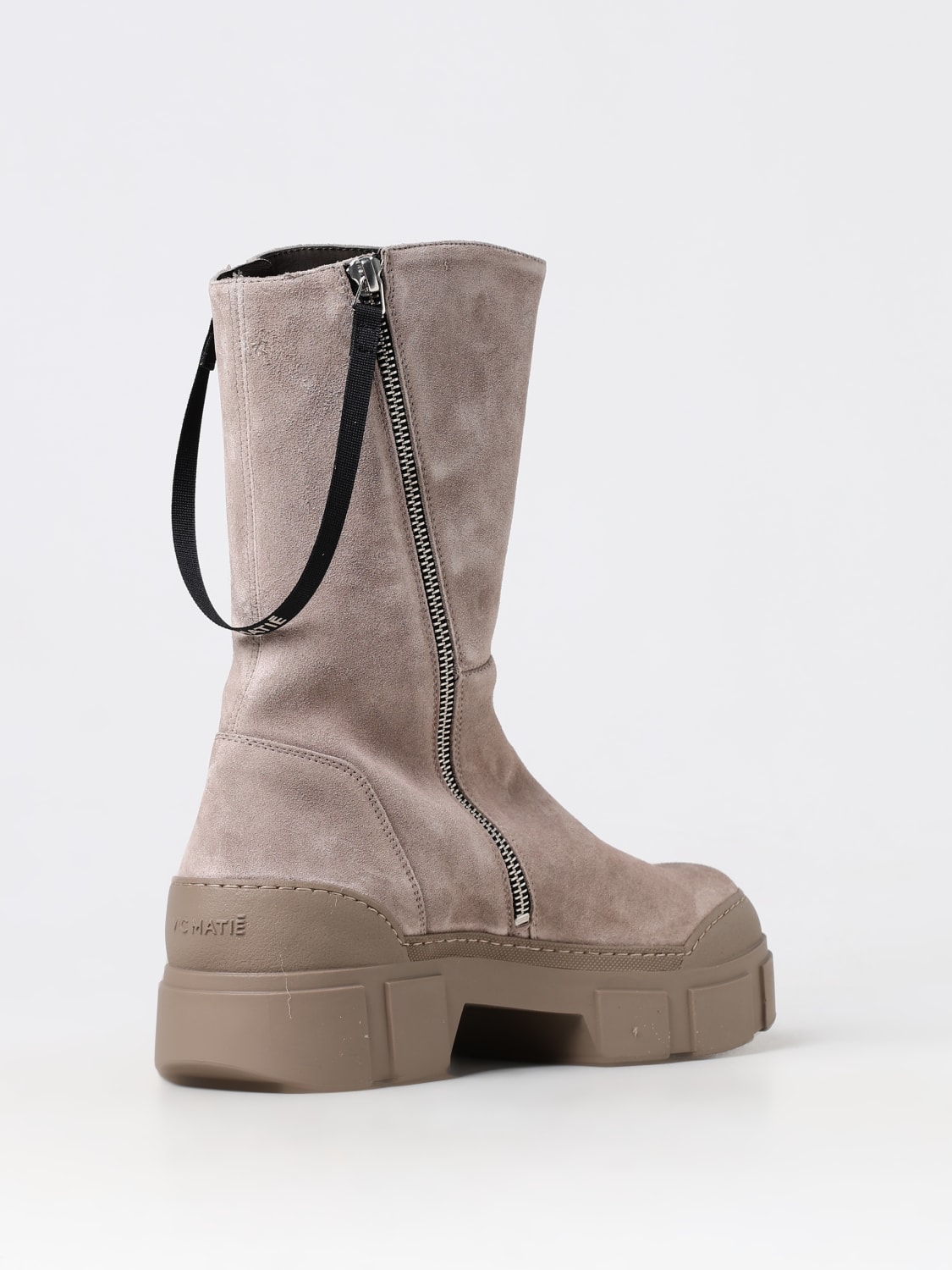 VIC MATIÉ FLAT ANKLE BOOTS: Flat ankle boots woman Vic MatiÉ, Beige - Img 3