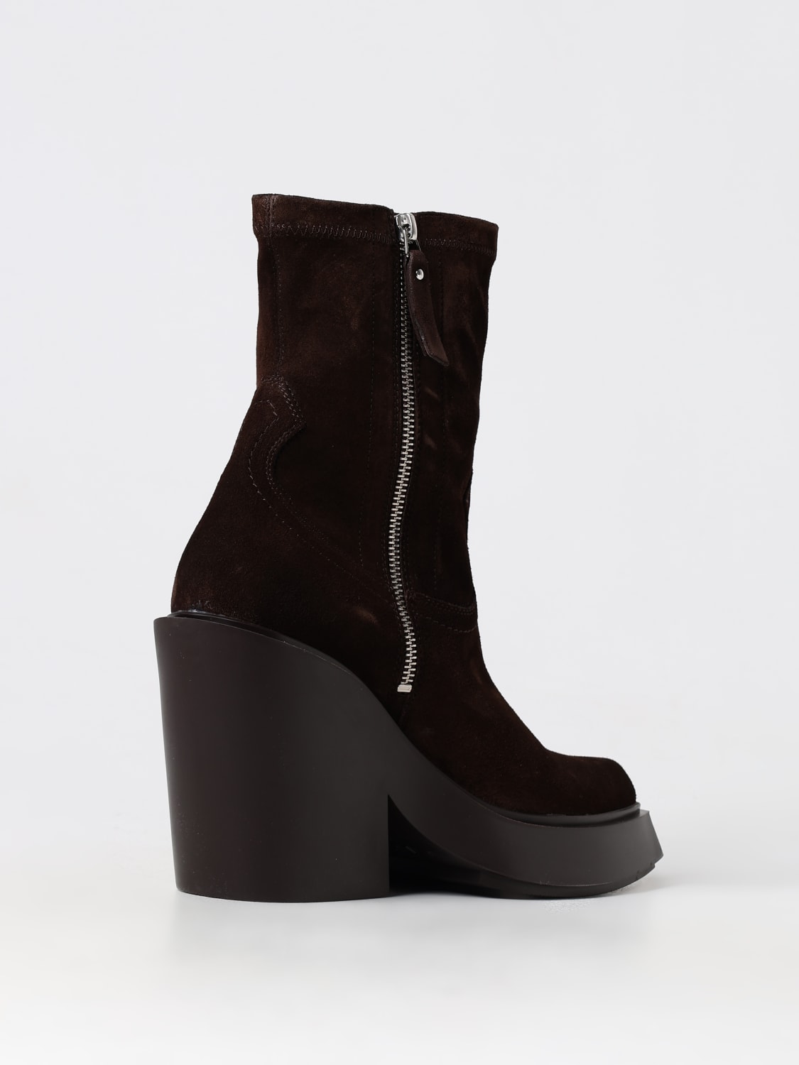 VIC MATIÉ FLAT ANKLE BOOTS: Flat ankle boots woman Vic MatiÉ, Dark - Img 3