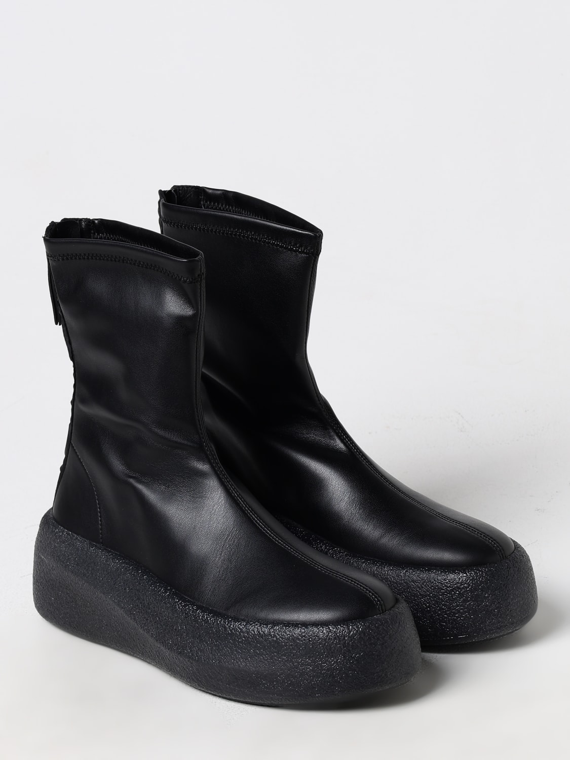 VIC MATIÉ FLAT ANKLE BOOTS: Flat ankle boots woman Vic MatiÉ, Black - Img 2