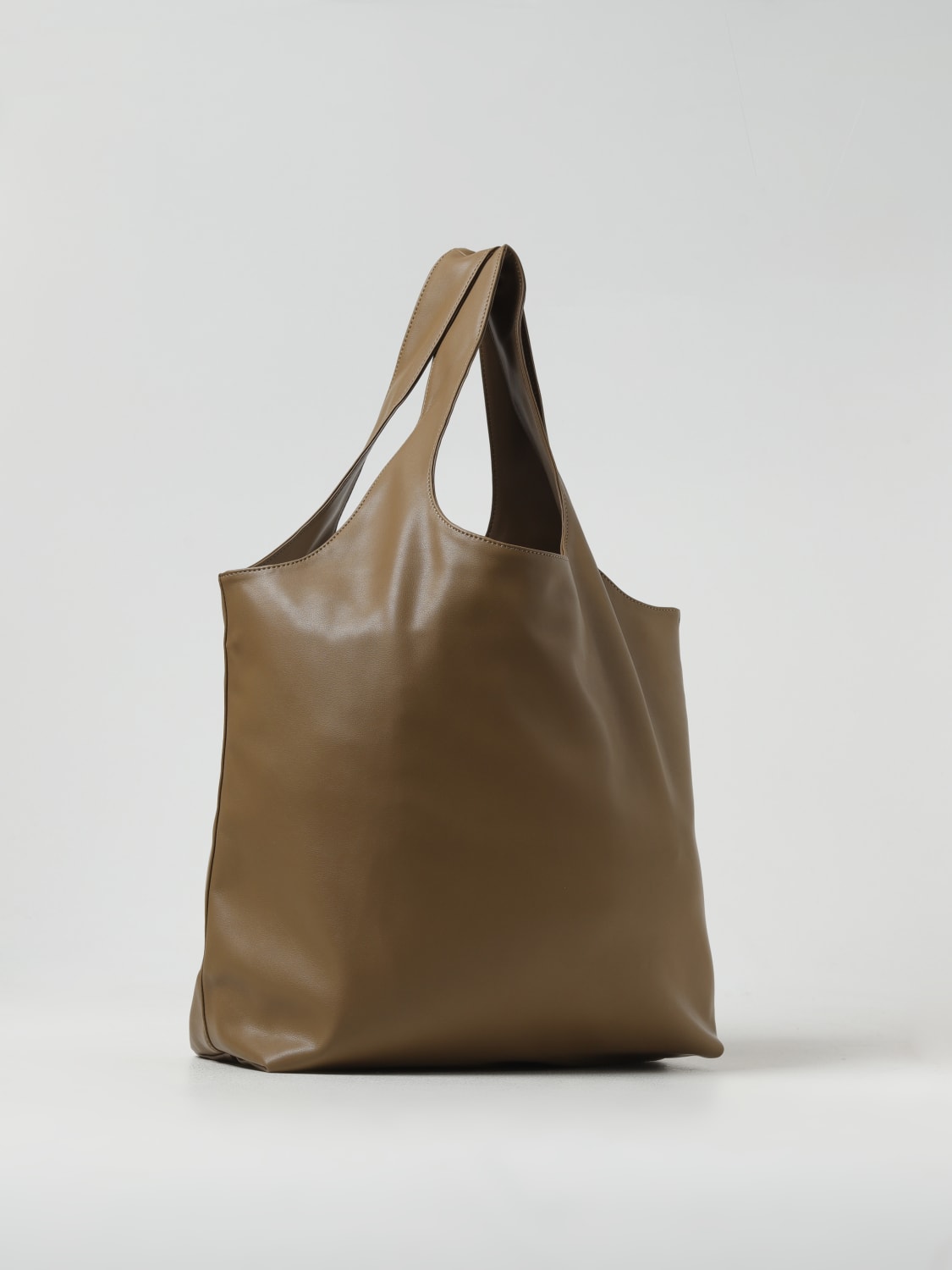 A.P.C. BORSA TOTE: Borsa Ninon A.P.C. in pelle sintetica con logo stampato , Verde - Img 2