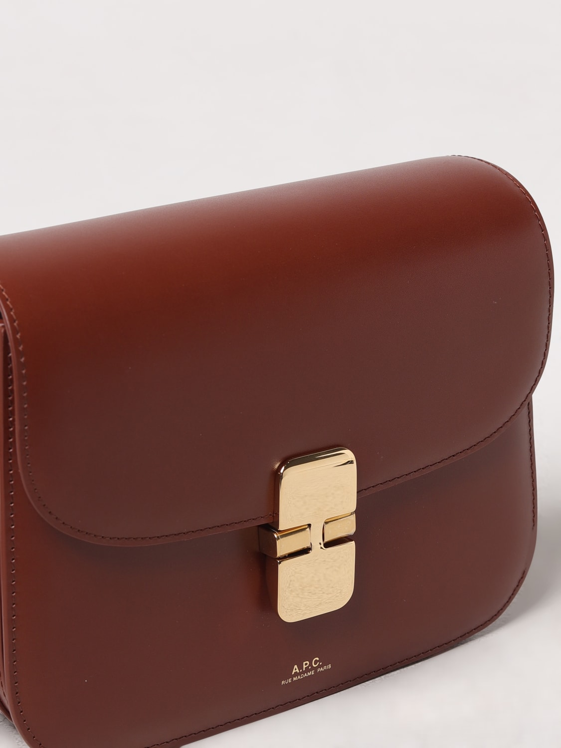 A.P.C. MINI BAG: Shoulder bag woman A.P.C., Leather - Img 3