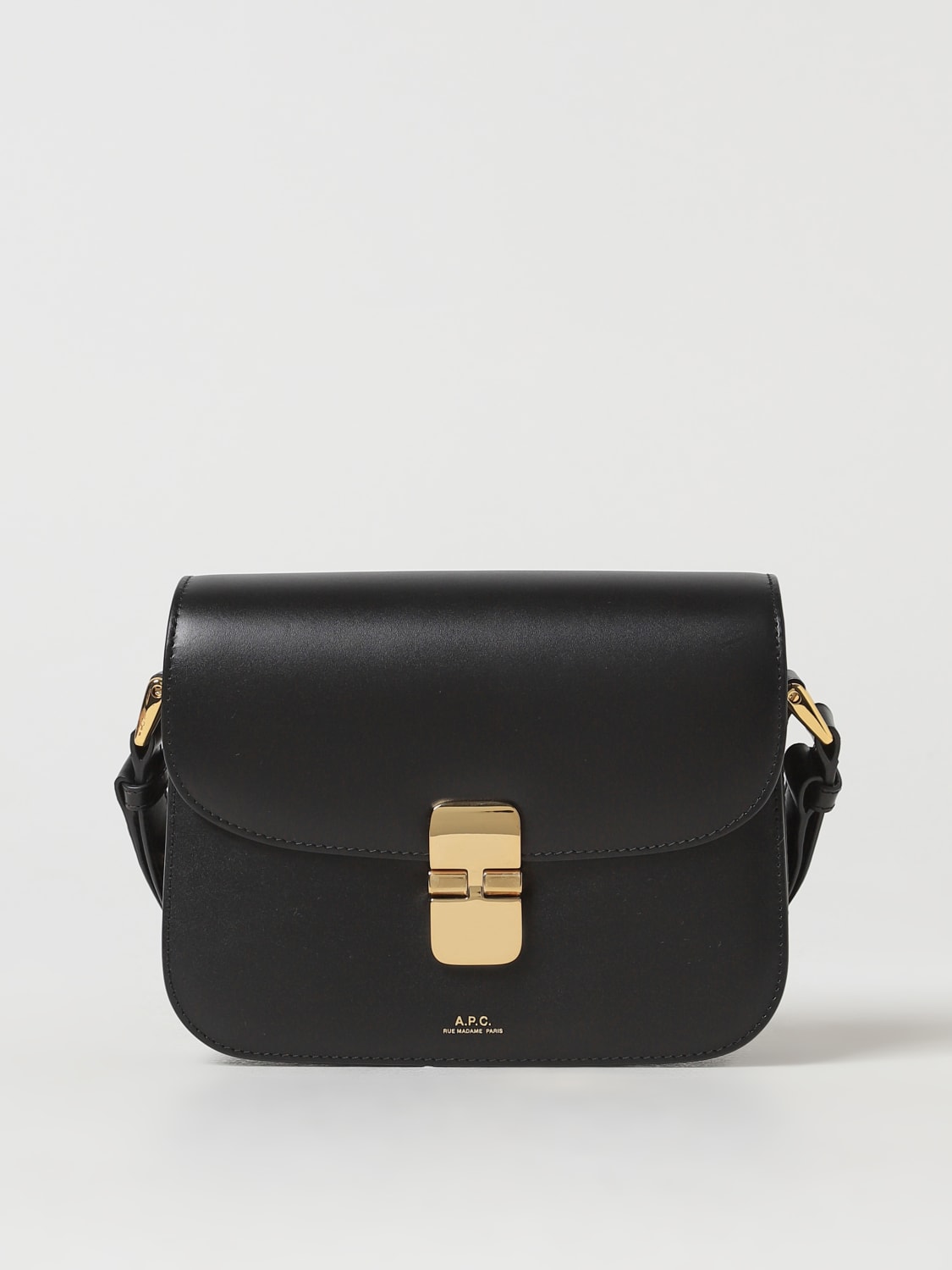 A.P.C. MINI BAG: Shoulder bag woman A.P.C., Black - Img 1