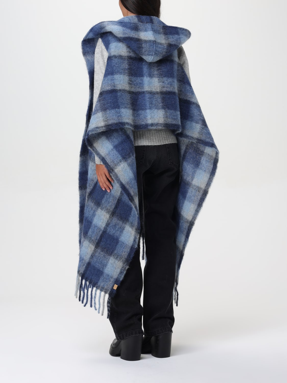 WOOLRICH CAPE: Scarf woman Woolrich, Blue - Img 2