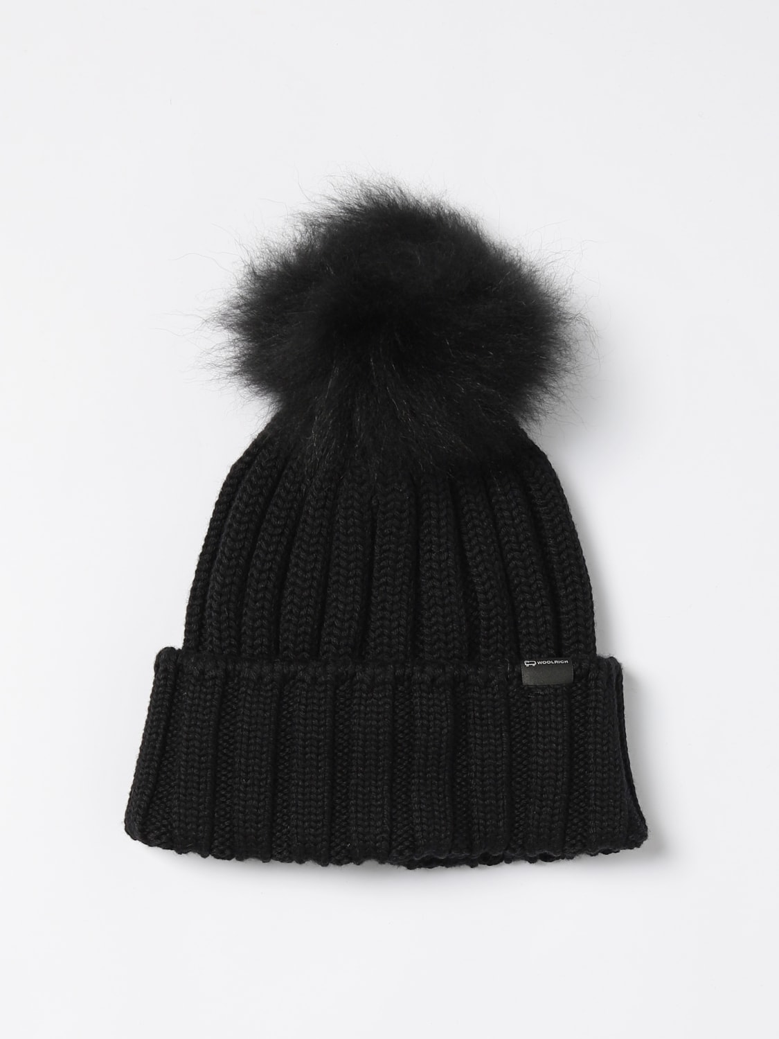 WOOLRICH SOMBRERO: Bufanda mujer Woolrich, Negro - Img 1