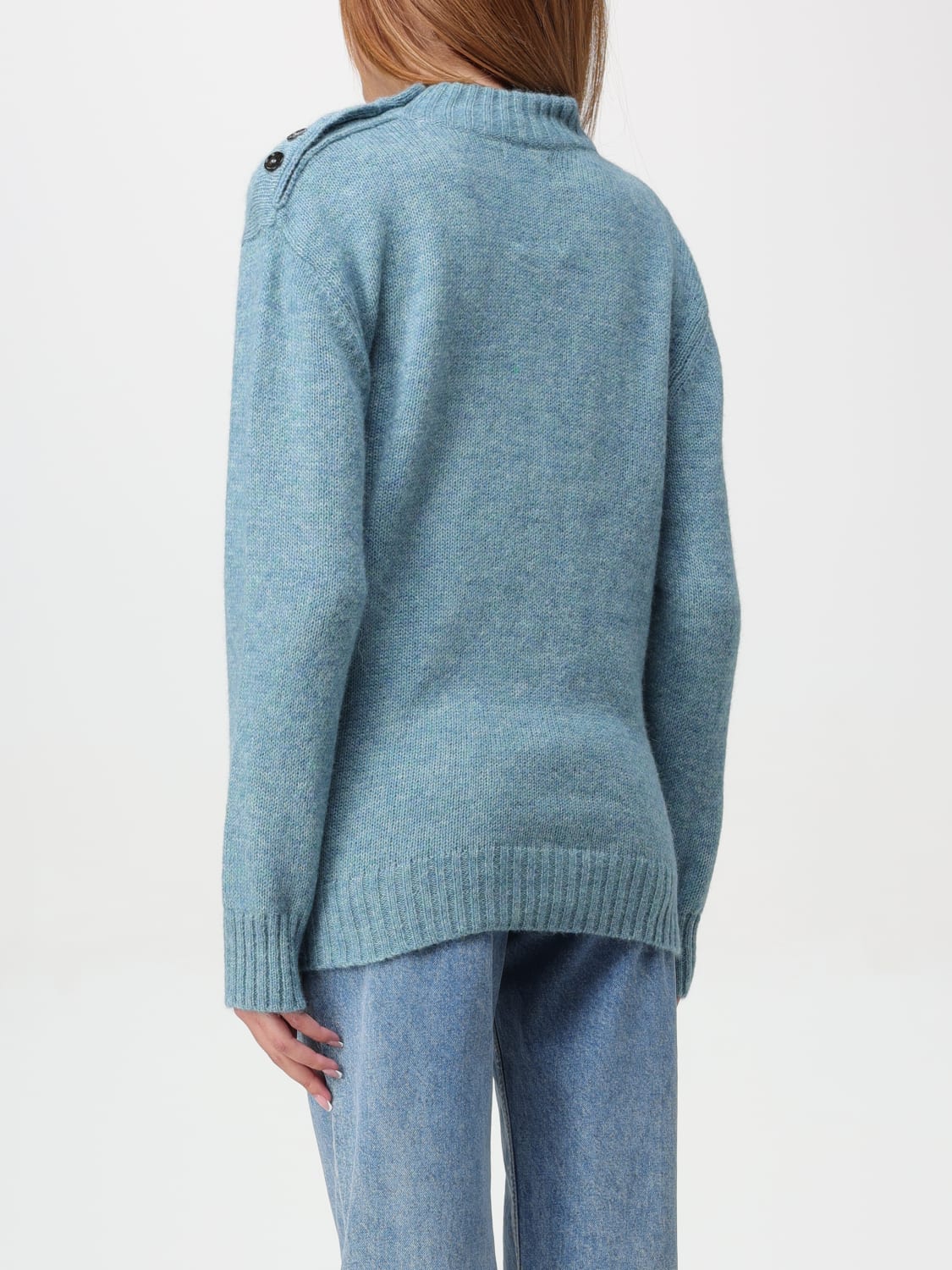 WOOLRICH SWEATER: Sweater woman Woolrich, Gnawed Blue - Img 2