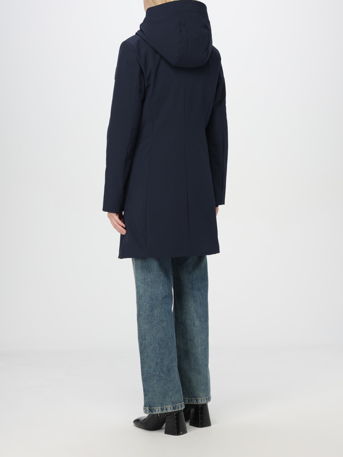 WOOLRICH GIACCA: Parka con cappuccio Woolrich, Blue Navy - Img 2