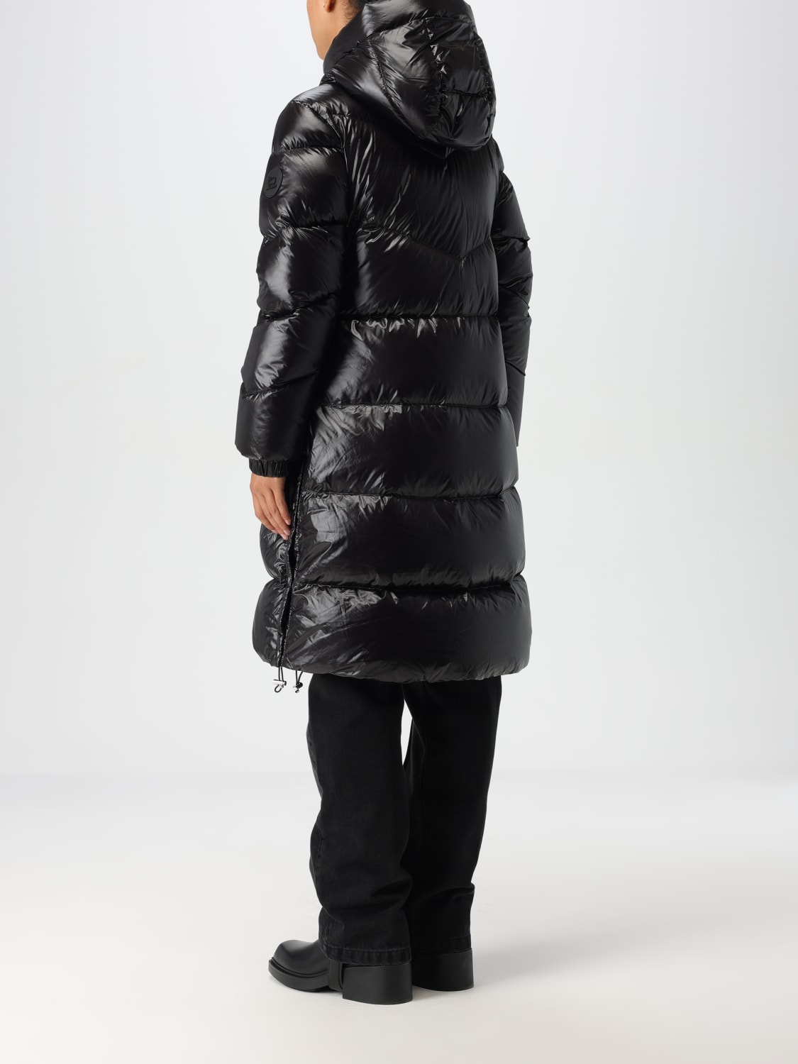 WOOLRICH 外套: 外套 女士 Woolrich, 黑色 - Img 2