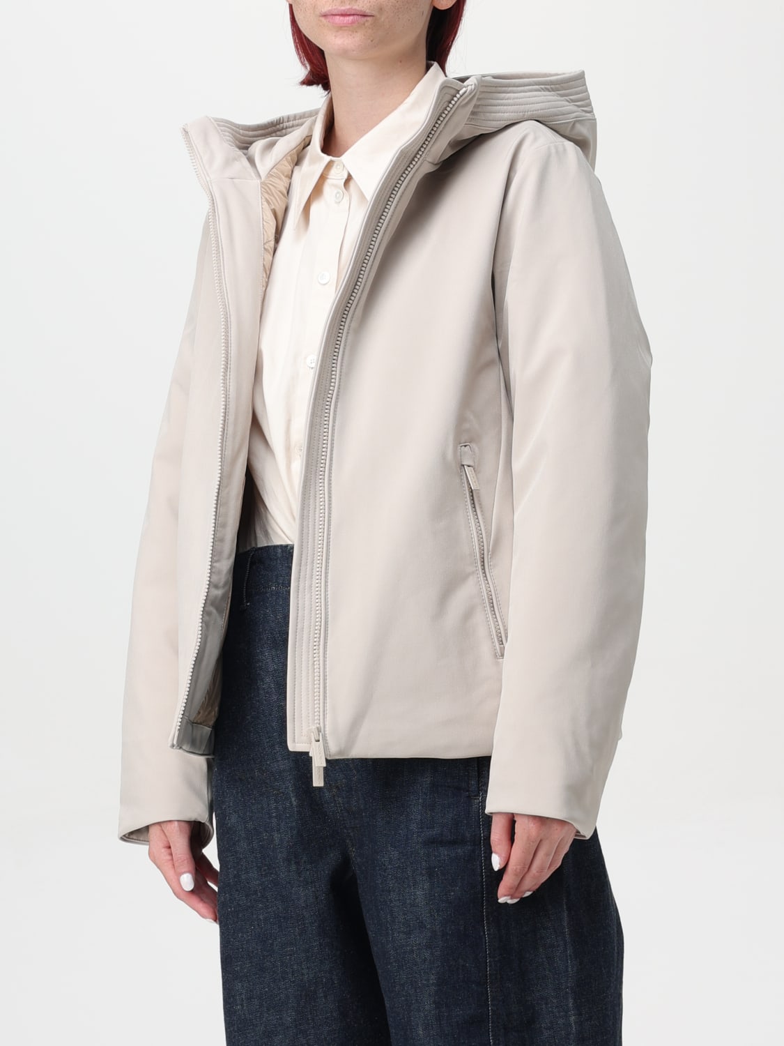 WOOLRICH JACKET: Jacket woman Woolrich, Yellow Cream - Img 3