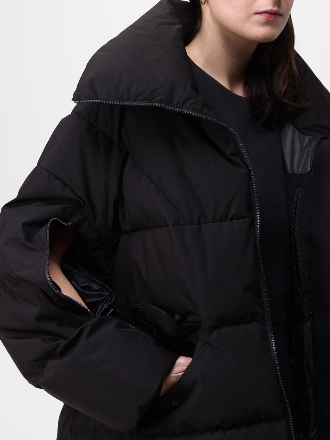 WOOLRICH 外套: 外套 女士 Woolrich, 黑色 - Img 4