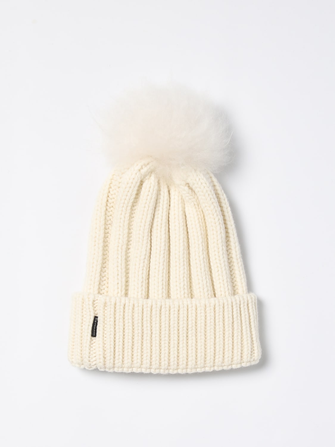 WOOLRICH GIRLS' HATS: Girls' hats kids Woolrich, Cream - Img 1