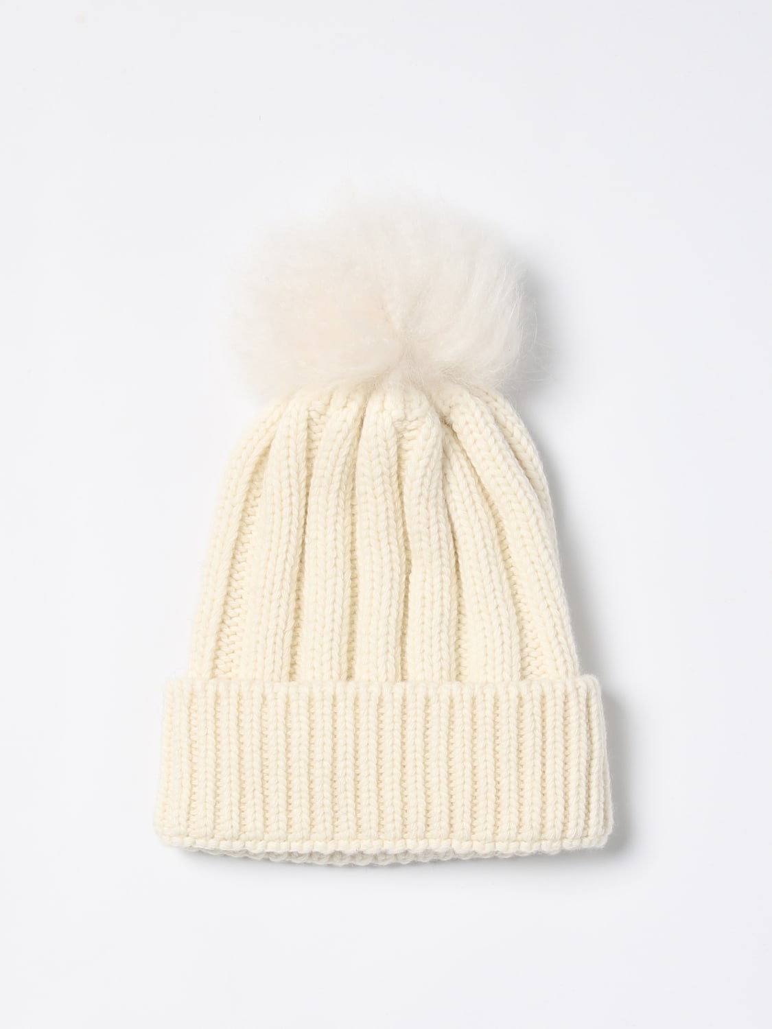 WOOLRICH GIRLS' HATS: Girls' hats kids Woolrich, Cream - Img 2