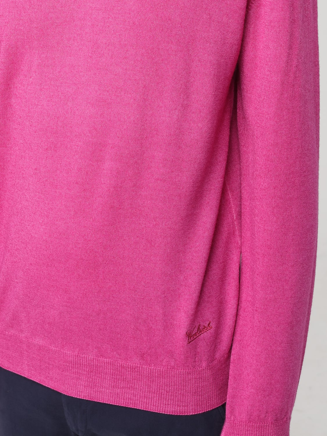 WOOLRICH SWEATER: Sweater men Woolrich, Fuchsia - Img 3