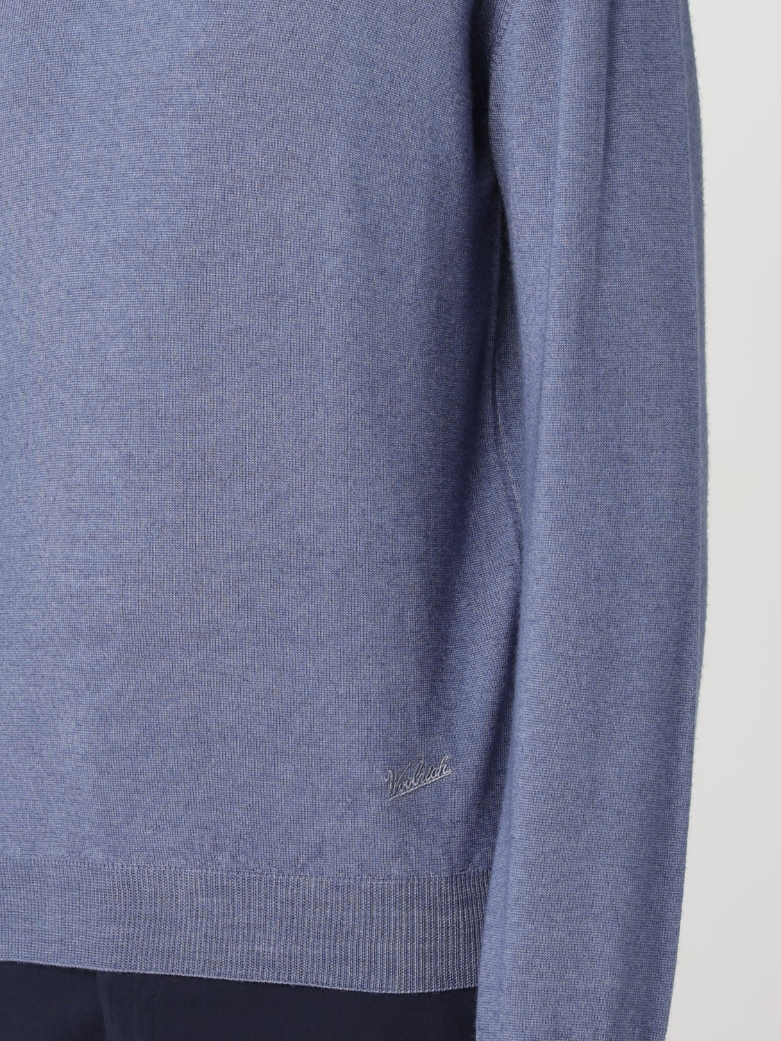 WOOLRICH SWEATER: Sweater men Woolrich, Gnawed Blue - Img 3