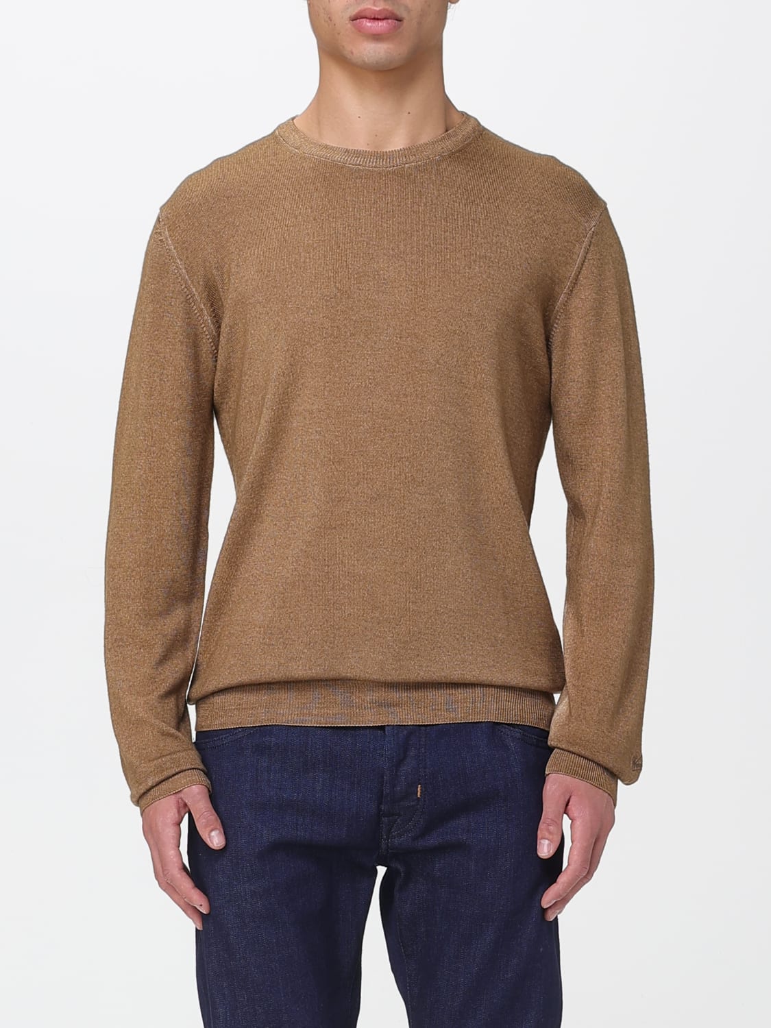 WOOLRICH MAGLIA: Maglia a girocollo basic Woolrich, Marrone - Img 1
