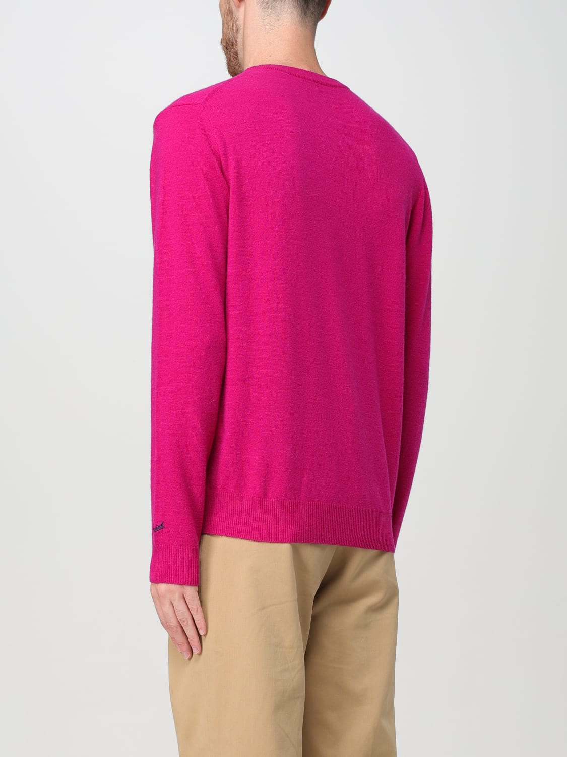 WOOLRICH SWEATER: Sweater men Woolrich, Fuchsia - Img 2