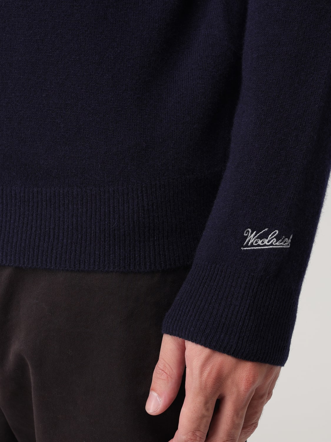 WOOLRICH SWEATER: Sweater men Woolrich, Blue - Img 3