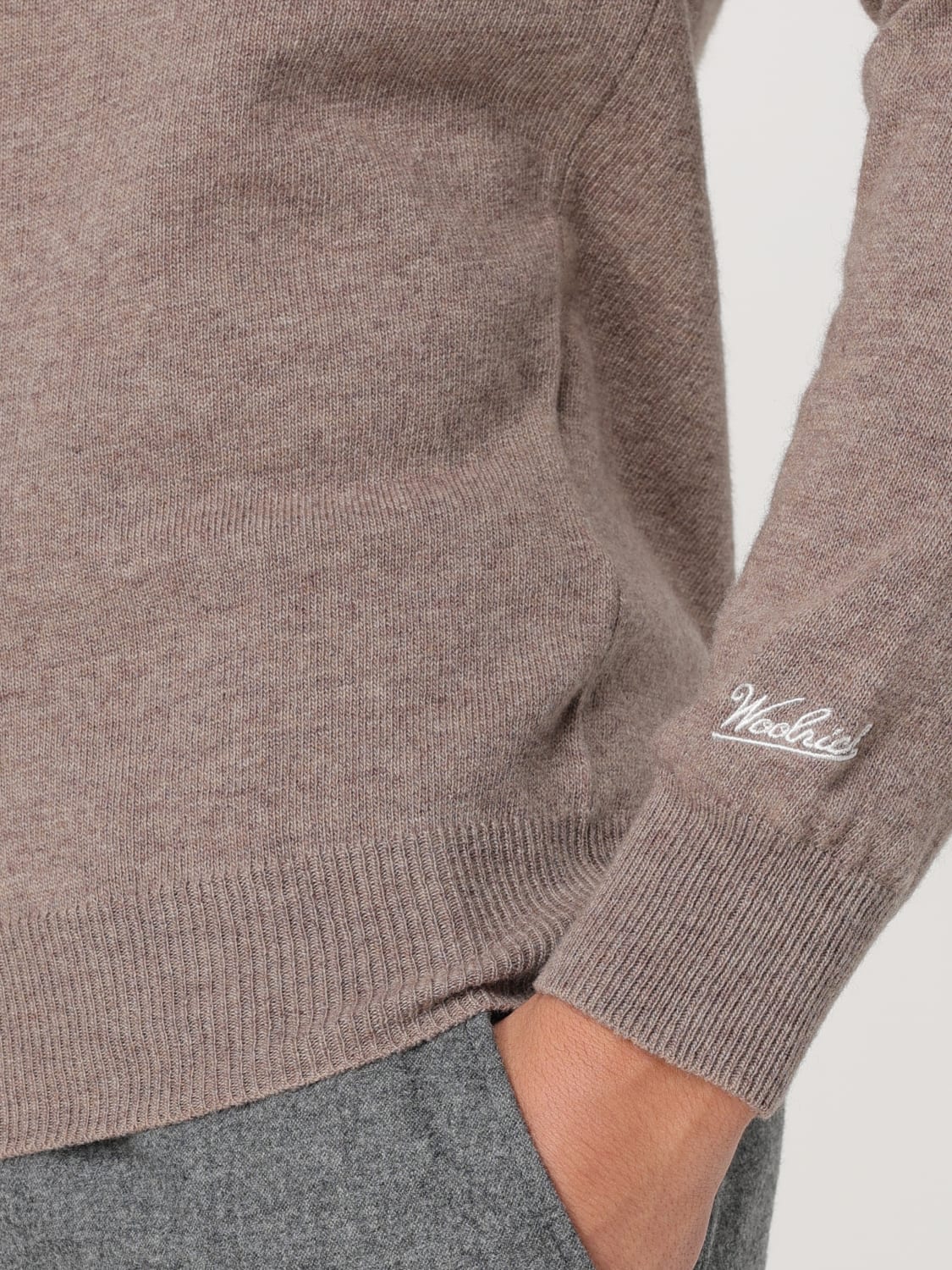 WOOLRICH PULLOVER: Pullover herren Woolrich, Braun - Img 3