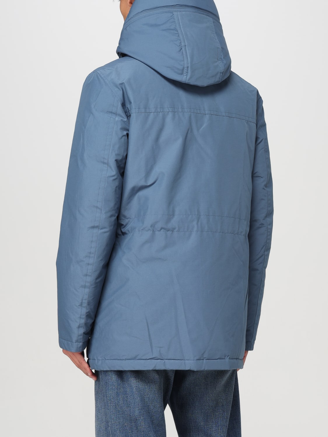 WOOLRICH GIACCA: Giubbotto Woolrich in misto cotone , Blue 1 - Img 2