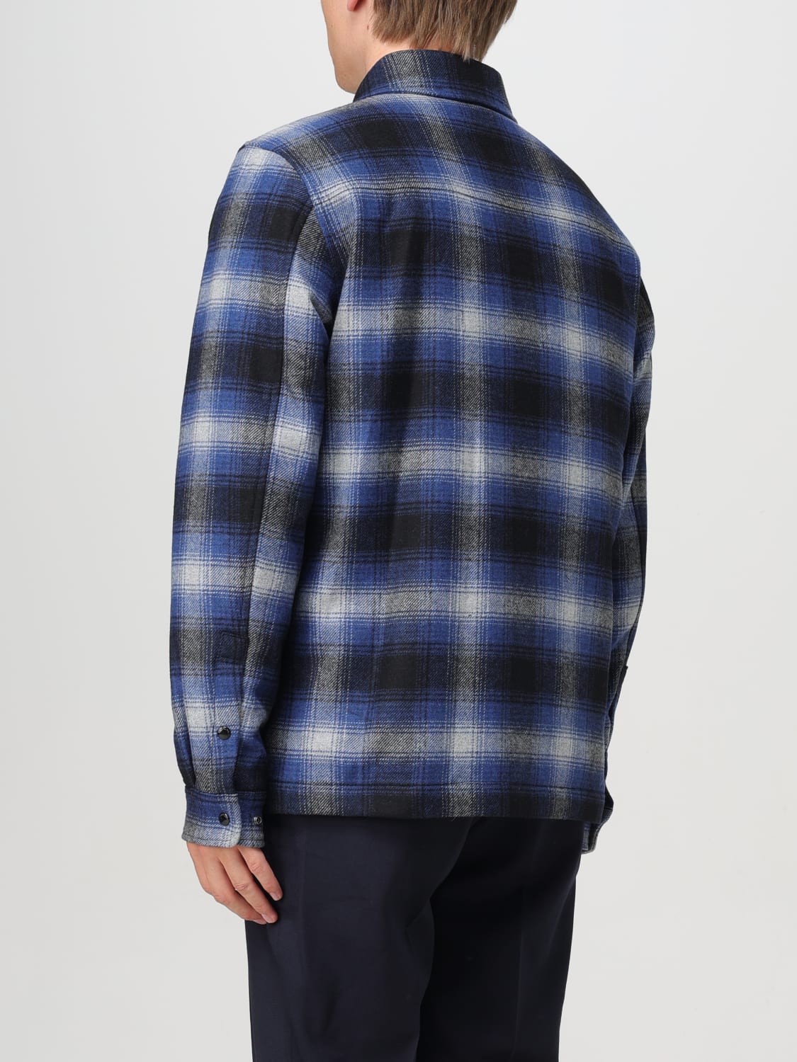 WOOLRICH CHEMISE: Chemise homme Woolrich, Bleu - Img 2